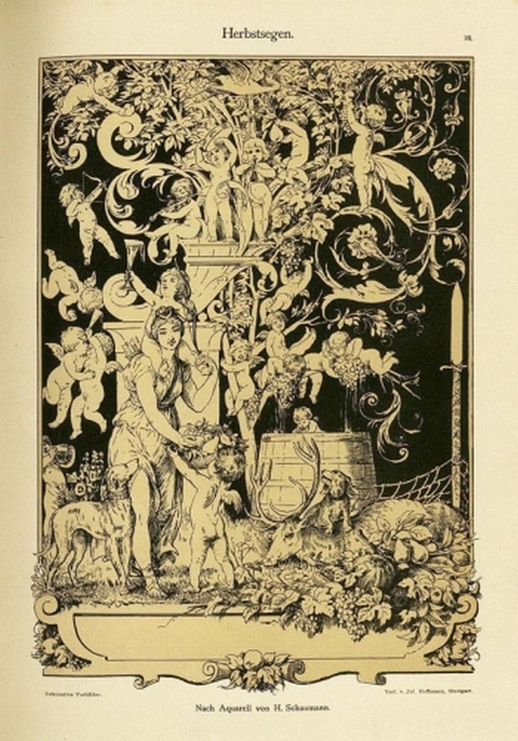 Dekorative Vorbilder - Dekorative Vorbilder, 2 Bde. 1890-93.