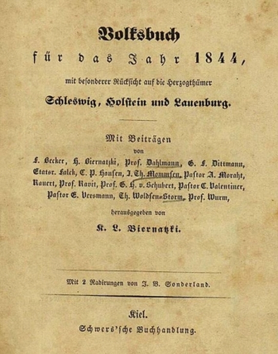 Volksbuch für das Jahr - Volksbuch 1844-49