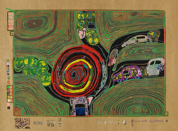 Friedensreich Hundertwasser - Look at it on a rainy day