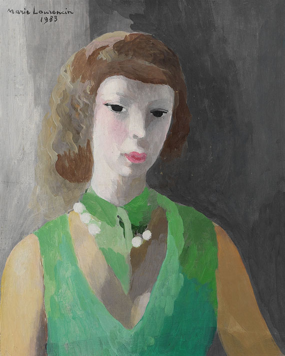 Marie Laurencin - Femme à la robe verte