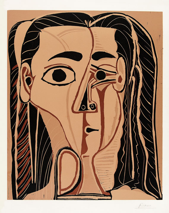 Pablo Picasso - Jacqueline au bandeau de face