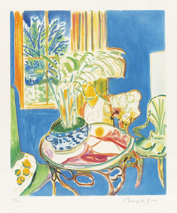 Henri Matisse - Petit Intérieur Bleu