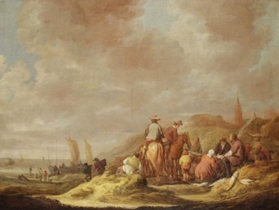 Benjamin Gerritsz. Cuyp - Strandlandschaft vor Scheveningen