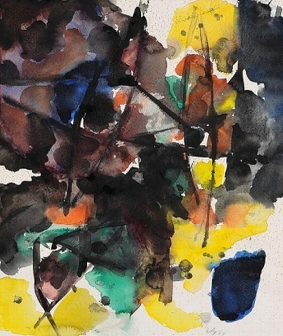 Ernst Wilhelm Nay - Abstrakte Komposition