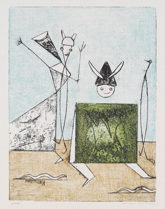 Max Ernst - Aus: Pierre Hebey, Festin