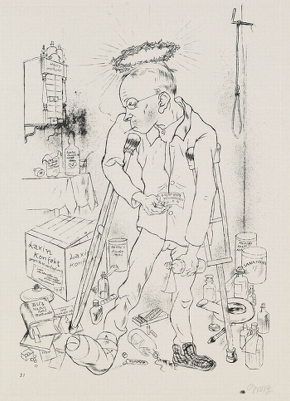 George Grosz - Der Hypochonder Otto Schmalhausen