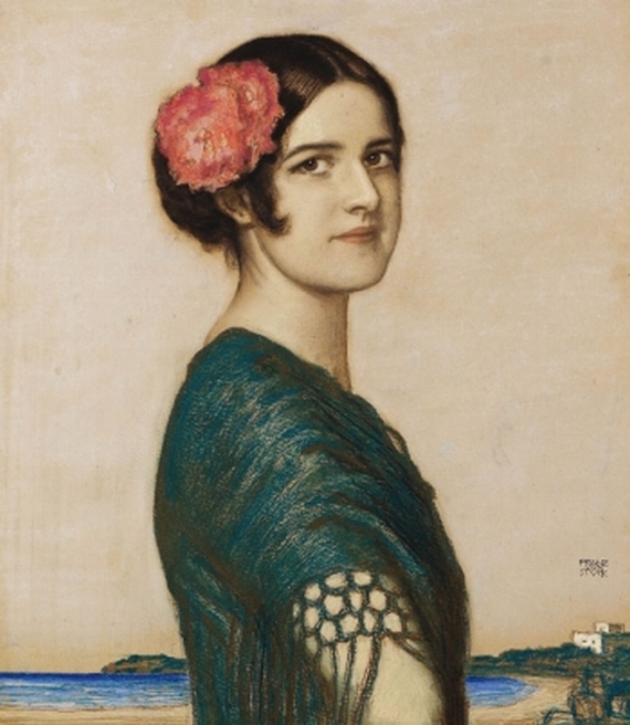 Franz von Stuck - Tochter Mary als Spanierin