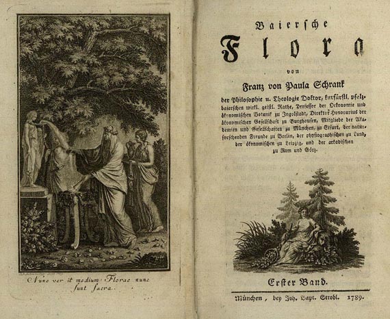 Franz von Paula Schrank - Baiersche Flora. 2 Bde. 1789