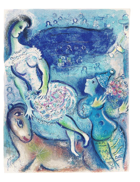 Marc Chagall - Aus: Der Zirkus