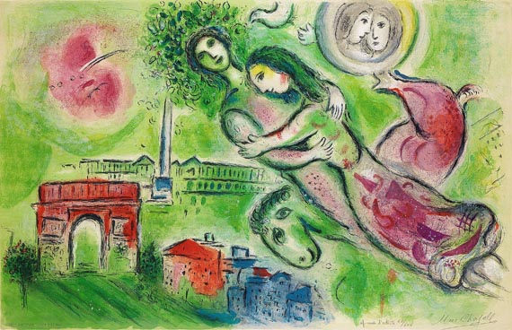 Marc Chagall - Romeo und Julia