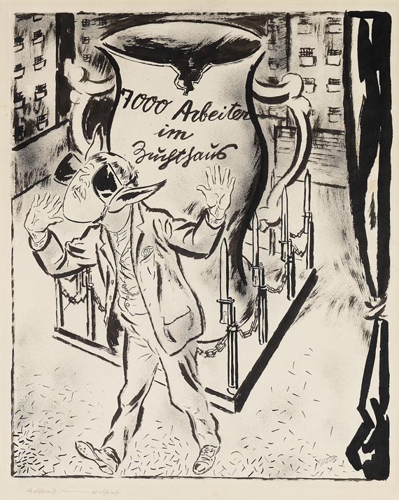 George Grosz - Siebentausend Arbeiter im Zuchthaus