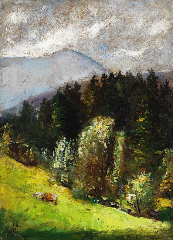 Lesser Ury - Schneekoppe im Riesengebirge