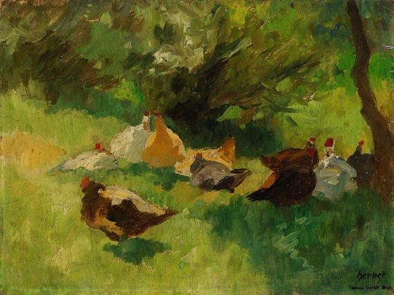 Thomas Herbst - Hühner im Garten