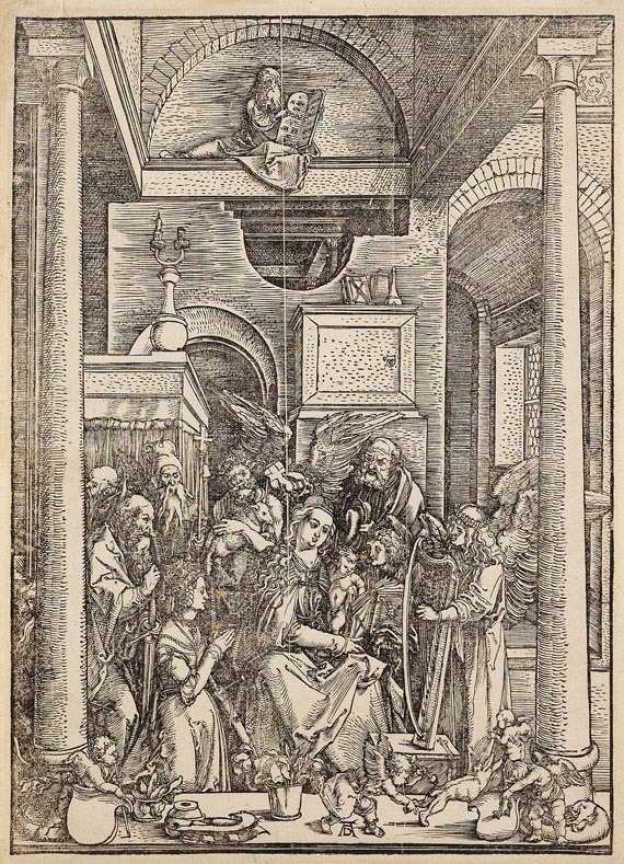 Albrecht Dürer - Mariens Verehrung (Verherrlichung Mariens)
