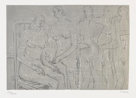 Henry Moore - Groupe of figures