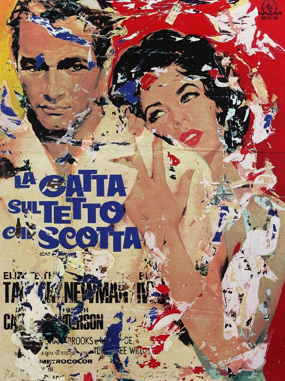 Mimmo Rotella - La Gatta sul Tetto ci Scotta