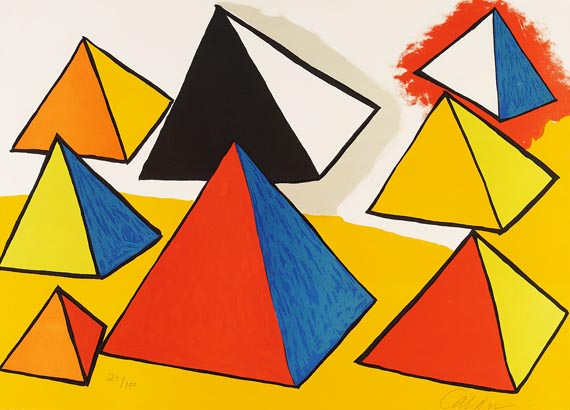 Alexander Calder - Huit Formes en Pyramides