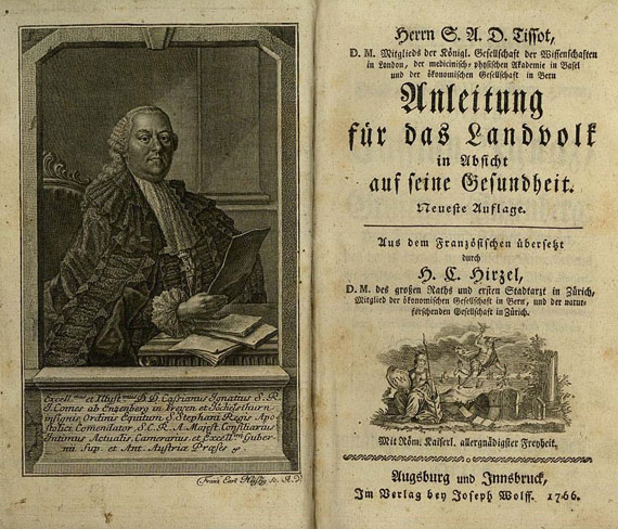 Samuel Auguste Tissot - Anleitung für das Landvolk. 1766