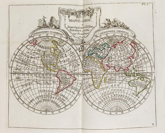 Atlanten - Laporte, J. de, Atlas moderne portatif. 1780.