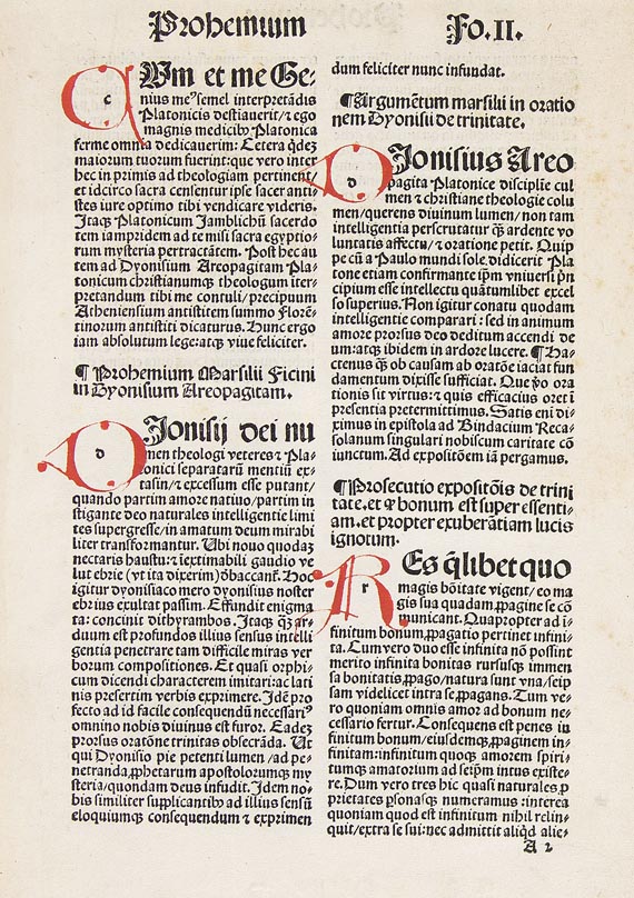  Dionysius Areopagnita - Preclarum opusculum. 1502 (54)