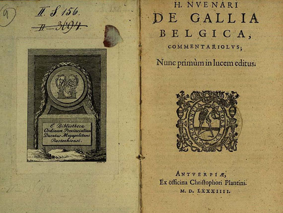 Hermann Graf von Neuenahr - De Gallia Belgica. 1584