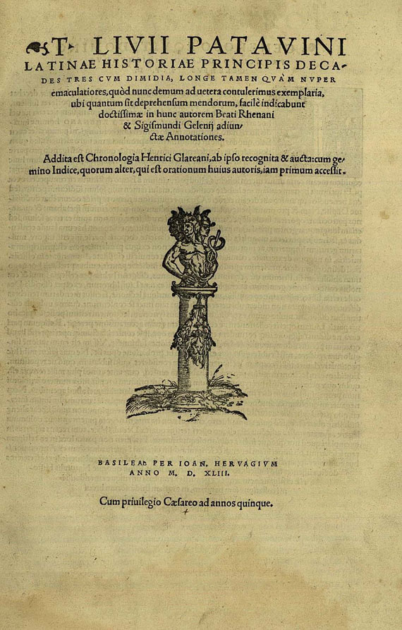 Titus Livius - Pata vini. 1543