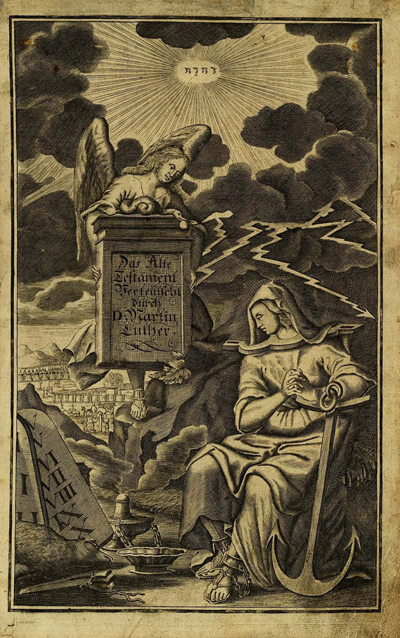Biblia germanica - <<Biblia, Hl. Schrift. Nürnberg 1720