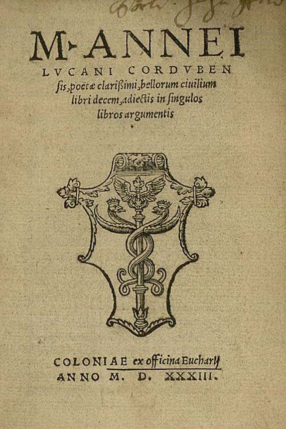 Marcus Annaeus Lucanus - Bellum civilium, 1533.