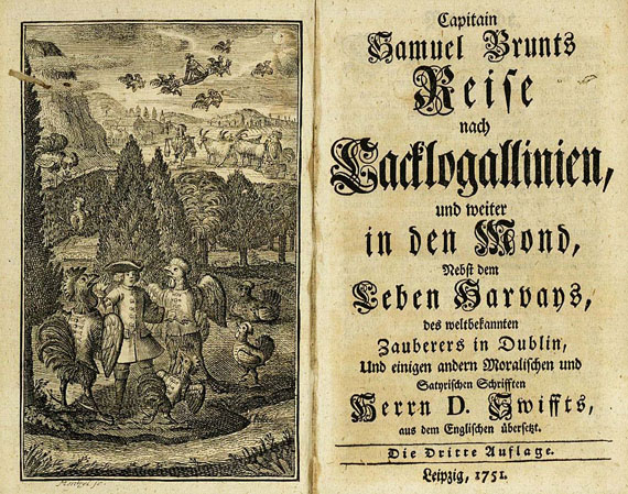 Jonathan Swift - Brunts Reise nach Cacklogallinien, 1727. [136]