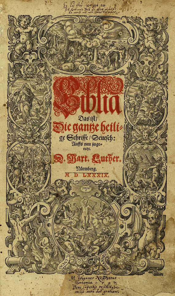Biblia germanica - Biblia germanica. 1589