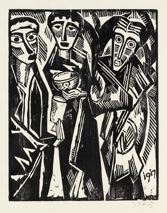 Karl Schmidt-Rottluff - Die heiligen drei Könige