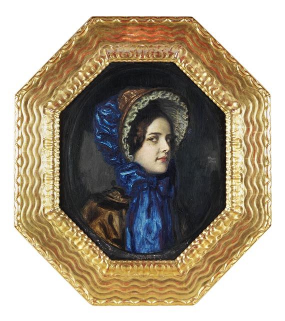 Franz von Stuck - Mary mit Biedermeierhut - 