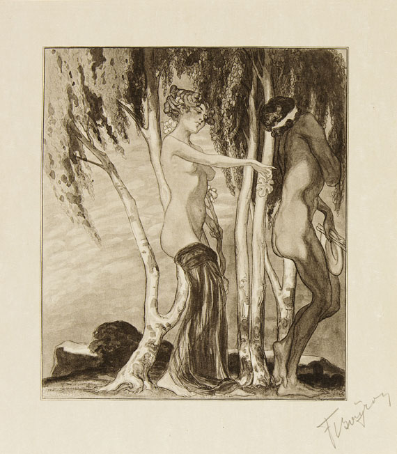 Franz von Bayros - Götterliebschaften. 1914. - 
