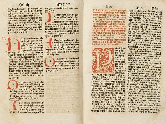   - Predigten deutsch. 1508. - 