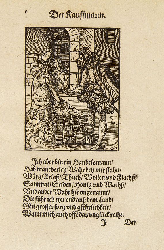 Hans Sachs - Beschreibung aller Stände. 1574. - 