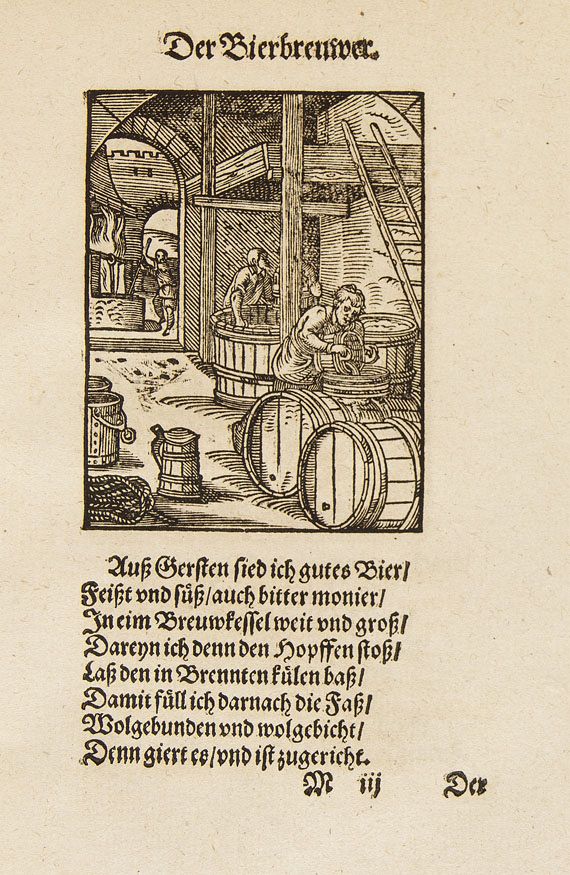 Hans Sachs - Beschreibung aller Stände. 1574.