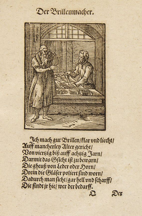 Hans Sachs - Beschreibung aller Stände. 1574. - 