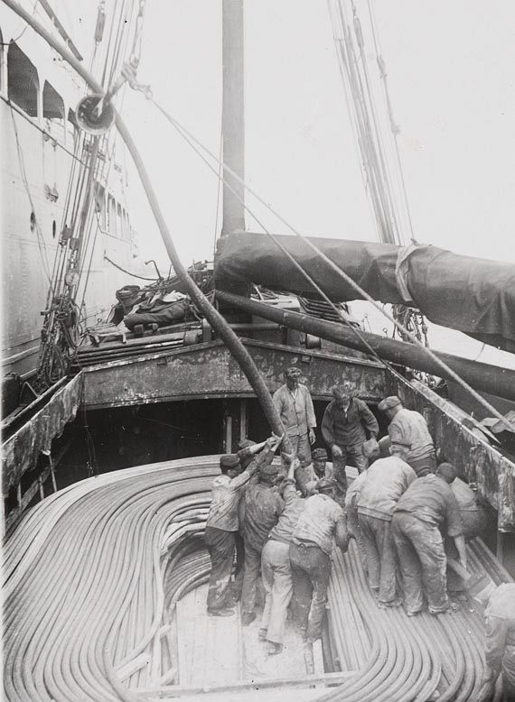   - Seekabelverlegung. 8 Tle. Um 1930 - 