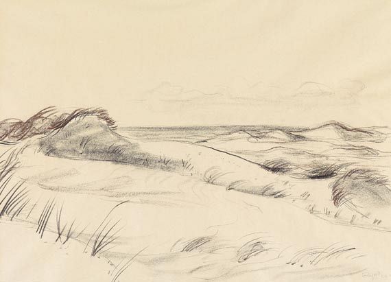 Kurt Löwengard - 3 Blätter: Sylter Dünen- und Meereslandschaften, Eisbär - 
