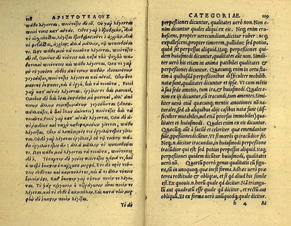  Aristoteles - Graecolatini. Bd. 1 (von 2). 1573