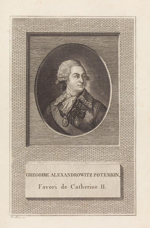 Jean Henri de Castéra - Vie de Catherine II. 2 Bde. 1797 - 
