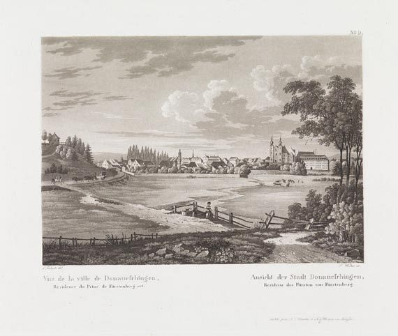 Joh. Ludwig Bleuler - Mal. Reise von Freiburg. - 
