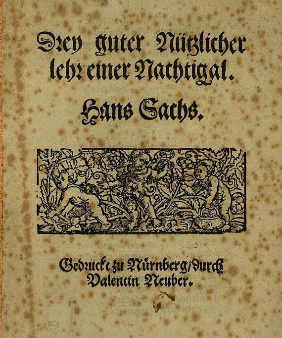 Hans Sachs - Nachtigal. 1560