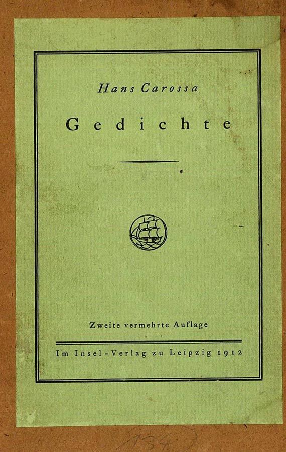 Hans Carossa - Gedichte.1912.
