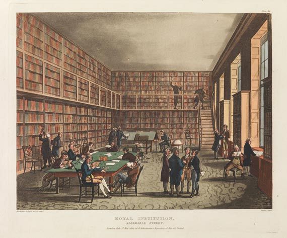 Rudolf Ackermann - Microcosm of London. 1808ff. 3 Bde. - 