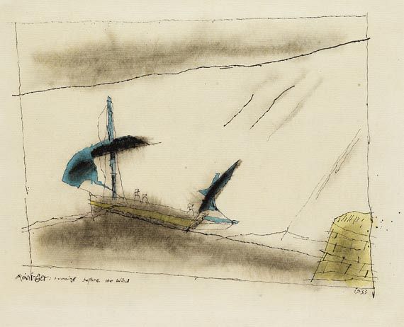 Lyonel Feininger - Running before the Wind