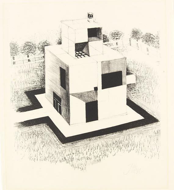  Mappenwerk - Bauhaus-Drucke. Neue Europäische Graphik. Erste Mappe. Meister des Staatlichen Bauhauses in Weimar - 