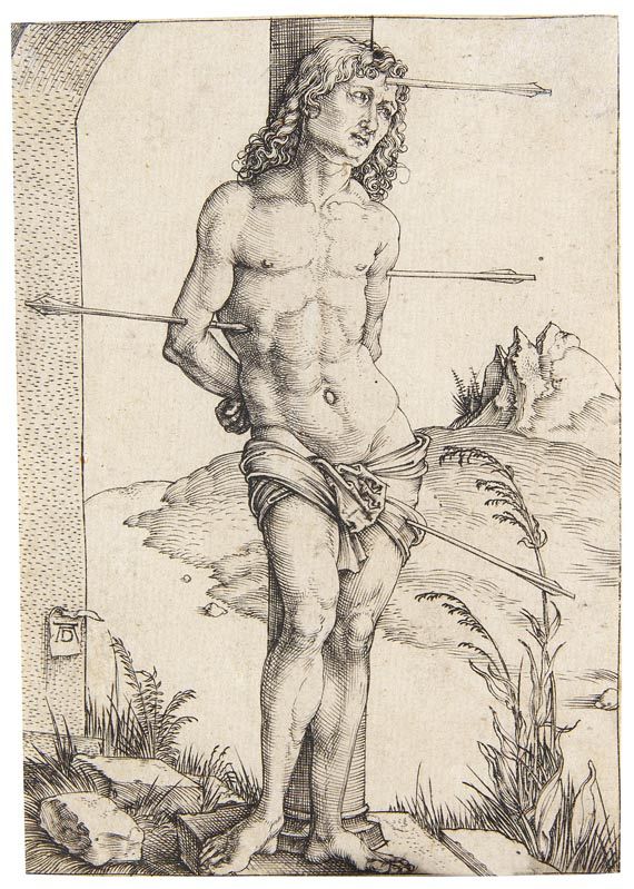 Albrecht Dürer - Der heilige Sebastian an der Säule