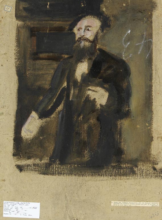 Franz von Lenbach - Nubisches Mädchen mit Turban - 