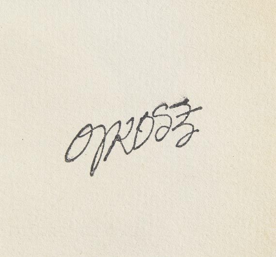 George Grosz - Erotische Szene - 